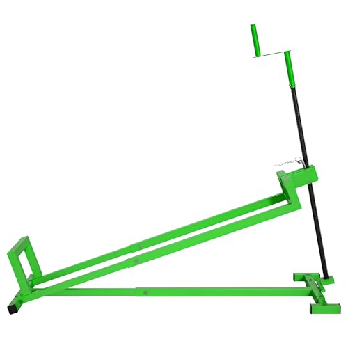 Riding Lawn Mower Lift Jack Lawn Mower Lift with 880 Lbs Weight Capacity Telescopic Maintenance Jack for Lawn mowers and Garden Tractors Green