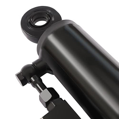 Hydraulic Top Link. 1-1 with Locking Block 16 1/8” - 22 7/16”, with 2 x Hose, Two-Way Design and Good Sealing, for Construction, Transportation, Agriculture, Material Treatment