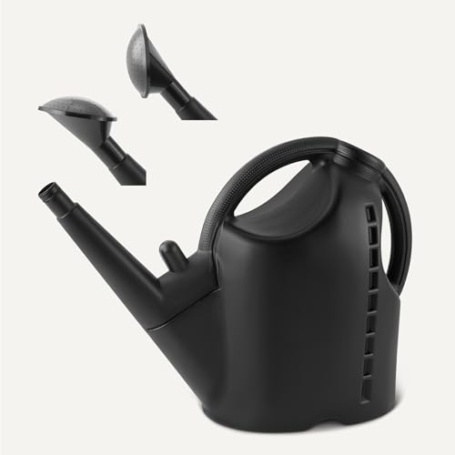 Amazon Basics, Watering Can, Black, 2.64 Gallon Capacity - style: Watering Can