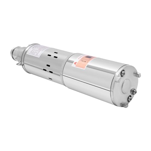 Deep Well Submersible Pump DC 12V 180W Electric Solar Powered Water Pump, 5.3 GPM Flow, 82ft Lift, Farm Ranch Irrigation Submersible Bore Hole Deep Well Pump - color: DC 12v 180w, 5.3 Gpm