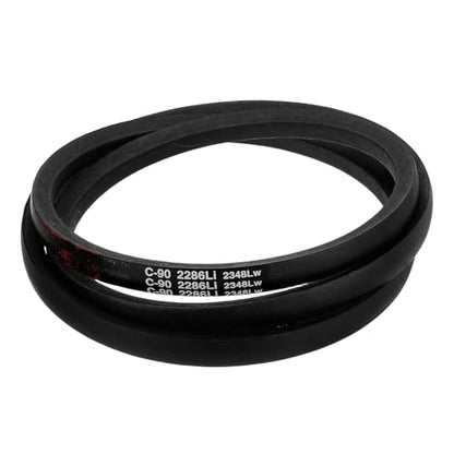 uxcell C90 Drive V-Belt 2286mm Inner Girth 22mm Width 14mm Height Rubber for Power Transmission - size: C90