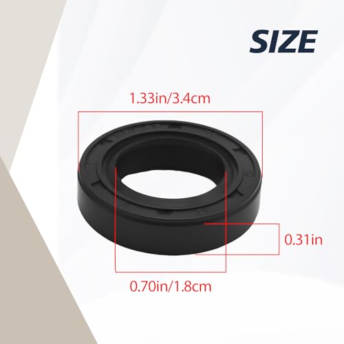 4 PCS Oil Axle Seals TT-187T0134280 Replacement for M-T-D LTX1042KW 2012 Craftsman LTX1042KW 2013 Bolens LTX1042KW 2014 Remington Ryobi Yardman Yard-Machine
