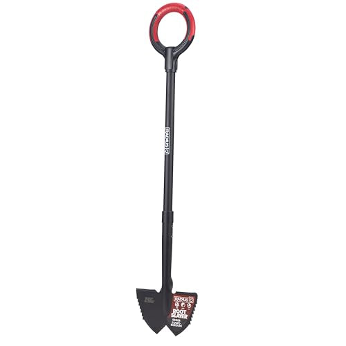 Root Slayer RS226 Serrated Garden Edger, Black - color: Black, size: Large