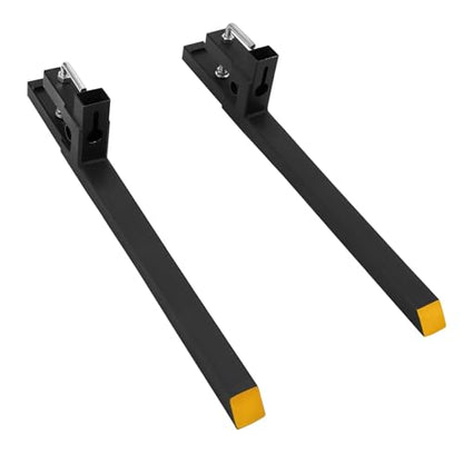 Heavy-Duty 43 in 2500 lb Clamp-On Pallet Forks