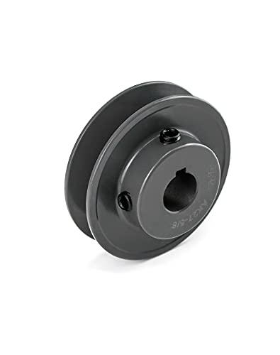 QWORK Single Groove Web Sheaves, 2.70" OD 5/8" Bore V-Belt Sheave for V-Belt, AK2758