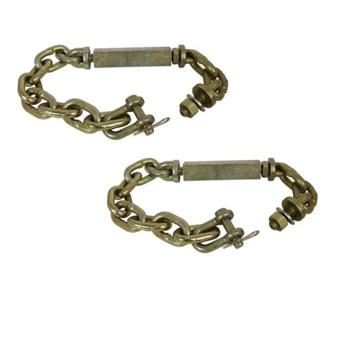 2 Universal 3 Three Point Hitch Chain Stabilizer Turnbuckle Sway, Replacement for John Deere OEM