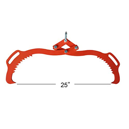 Claw Hook,Log Lifting Tongs， Heavy Duty Grapple Timber Claw,Lumber Skidding,Log Lifting (25")