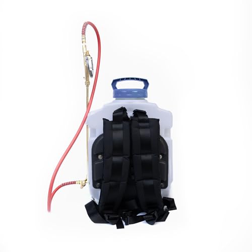 B&G Battery-Powered Backpack Sprayer (2.5 Gallon) – Cordless Electric Sprayer with Extenda-Ban Valve & 18” Extension | 21V 5.2Ah Rechargeable Battery | Adjustable 10-95 PSI | Brass Pin-to-Cone Tip