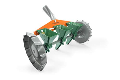 Varomorus Metal Precision Manual Seeder for Vegetables Greens Onion Radish Beets (3-Row) - size: 3-Row