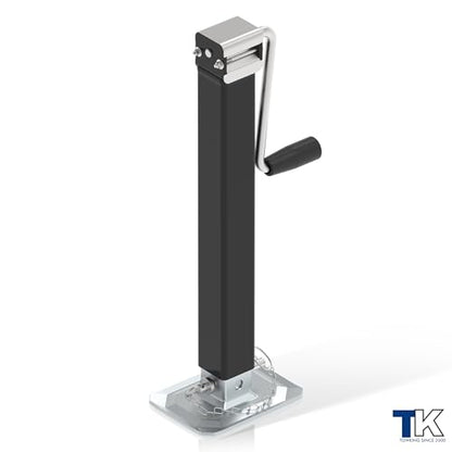 8000LBS Square Trailer Jack, 15" Lift, Heavy Duty Weld On Jack