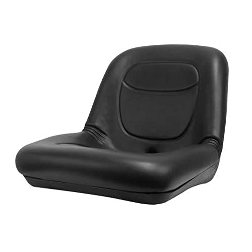 142000BK Low Back Blow Molded Seat Black for Mowers, Tractors, Loaders