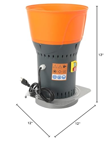 Grain Mill Corn Grinder 1000W 110V Electric Feed Grinder Mill 3 Sieves 300kg/h Corn Grinder Dry Grain Mill for Wheat Barley Animal Feed 7L Funnel 19000 RPM Copper Motor Electric Grain Mill Oran