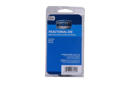 Century Drill & Tool 98220 Fractional Die, 1-12 NF - size: 1-12 NF