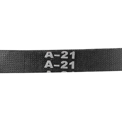 uxcell A21 Drive V-Belts 21" Lp, 13mm W, 8mm THK, JIS Standard 2pcs - size: 21"