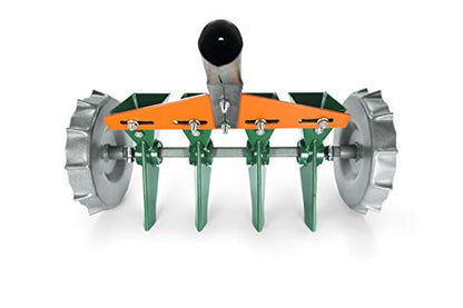 Varomorus Metal Precision Manual Seeder for Vegetables Greens Onion Radish Beets (4-Row) - size: 4-Row