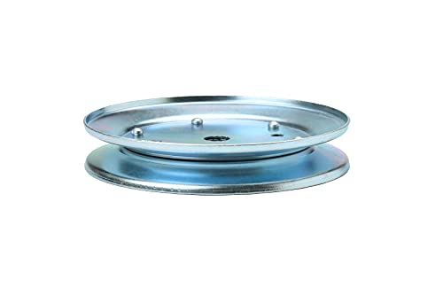 Virtionz Spindle Pulley Compatible with AYP 195945 197473 & Husqvarna 532195945 6 1/4"(160mm Exact) Spindle Drive Pulley is for 42" and 46" Mower Decks - size: 195945