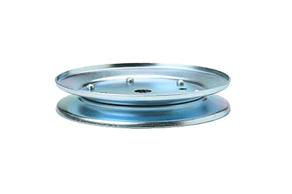 Virtionz Spindle Pulley Compatible with AYP 195945 197473 & Husqvarna 532195945 6 1/4"(160mm Exact) Spindle Drive Pulley is for 42" and 46" Mower Decks - size: 195945