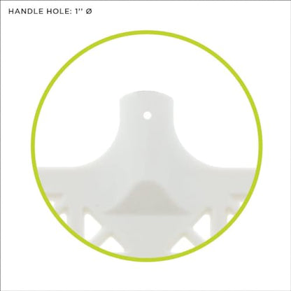 SUEVIA - Pro Manure Fork Head Without Handle - Ultra Strong and Stable - Teeth Length: 7 3/4'' - Premium Pitchfork Replacement Head - White (2 Units)