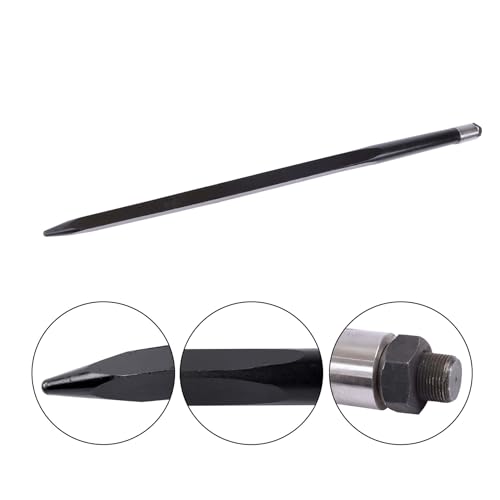GXYWADY 2PC 49" Black Hay Spear 4500lb for Bobcat Skid Steer