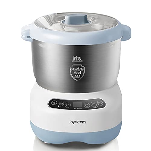 Joydeem Electric Dough Maker with Ferment Function, Microcomputer Timing, Face-up Touch Panel, 7.4Qt, 304 Stainless Steel, JD-HMJ7L