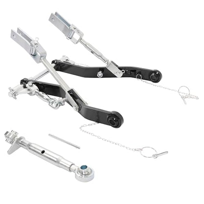 ALMULOO 3-Point Hitch Kit Assembly Compatible with Kubota B-Series Compact Tractors, Category 1 Heavy Steel+White Zinc, Powder Coated+Galvanized, Does Not Fit BX Series Tractors