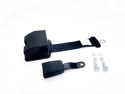 1Pcs Universal Forklift Seat Belt and Fits Tractor Mower Buggy Retractable Black 71 inch New