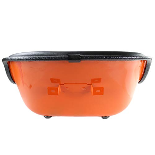 Eparts, Inc. DirectFit Black Tractor Seat for Kubota L275, L235