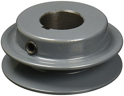 AK35 7/8" Bore Cast Iron Solid Sheave Pulley for V-Belt Size 3L, 4L OD 3.5" ID: 7/8" AK3578