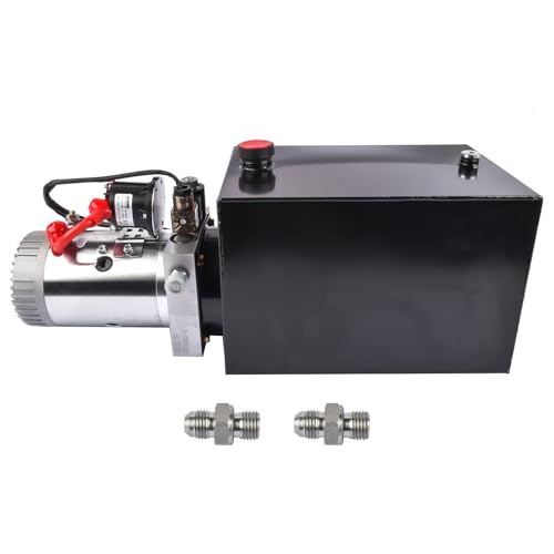 12 Quart Single Acting Hydraulic Power Unit 12V, 3200PSI - color: Single Acting, size: 12 Quart