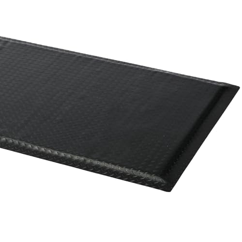 Anti Fatigue Mat 2x7 Ft 15/16" Thick Soft Sponge Ergonomic Mat - size: 83.9"L x 23.6"W x 0.9"Th