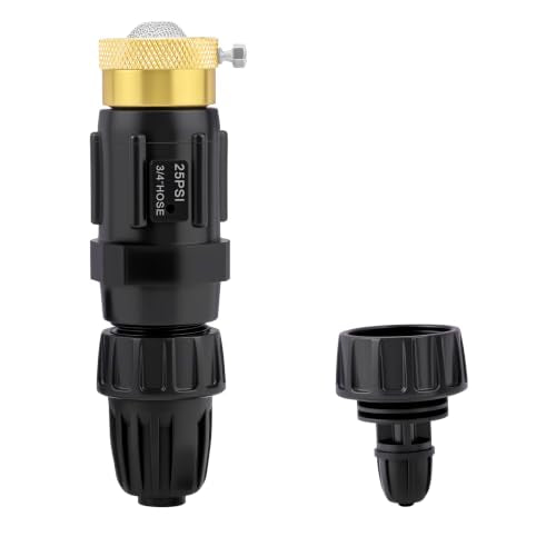 Drip Irrigation Faucet Adapter, 25 PSI, 1/2 and 1/4 in, 1-Pack - color: 1-Pack Kit