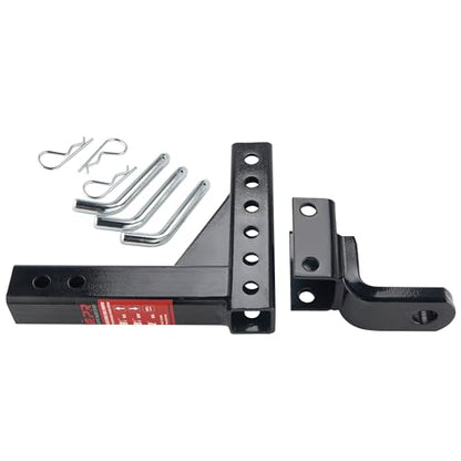 OPENROAD Adjustable Trailer Hitch Ball Mount for 2-Inch Receiver - style: Hitch Ball Mount-No Ball