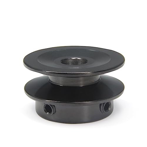 AK20-1/2 Bore Single Groove Web Sheave 2" OD 1/2" Bore V Belt Sheave Cast Iron - size: 1/2"Bore-2"OD