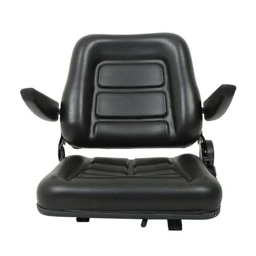 WFLNHB Universal Forklift Seat Fold Down Tractor Seat Adjustable Back