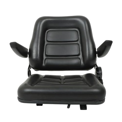 WFLNHB Universal Forklift Seat Fold Down Tractor Seat Adjustable Back