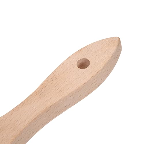 MAXMAN Brass Brush Set, 11" Beechwood Handle, Heavy Duty Rust/Paint Remover - style: Brass Brush