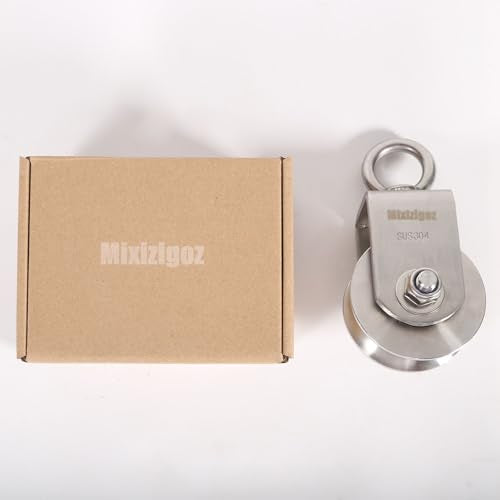 Rope Pulley, 304 Stainless Steel Cable Pulley Wheel, 68mm 1PC - style: 68 mm