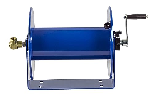 Coxreels 117-3-550 Compact Hand Crank Steel Hose Reel - 4,000 PSI - Holds 3/8" x 550' Length Hose - Perfect for Air Compressor, Garden, Pressure Washer, Electric Hoses (Hose Not Included) Made in USA - size: 3/8" x 550'