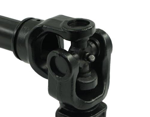 PTO Shaft, 1-3/8" PTO Drive Shaft, 6 Spline Tractor, Round Implement Ends PTO Driveline Shaft, Series 4 Tractor PTO Shaft, 43"-61" Brush Hog PTO Shaft Black, for Finish Mower, Rotary Cutter