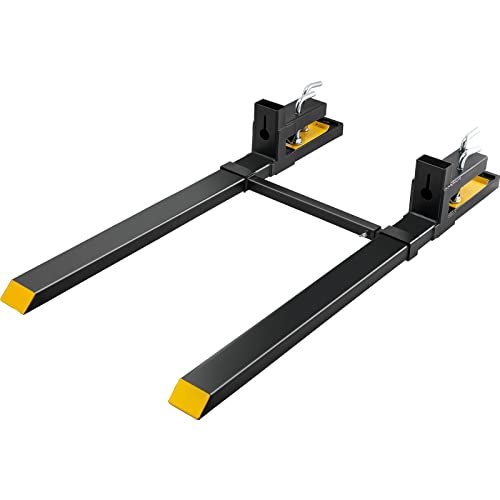 VEVOR Pallet Forks, 60" Total Length, 4000 lbs Clamp-On - size: 60 Inch