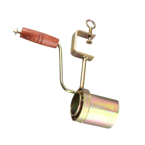 Hand Crank Corn Sheller Manual Operation with Wood Handle for Farm Homesteaders Dry Corn Cob Stripper Tool Removes Kernels 10 Ears per Minute Efficient Processing