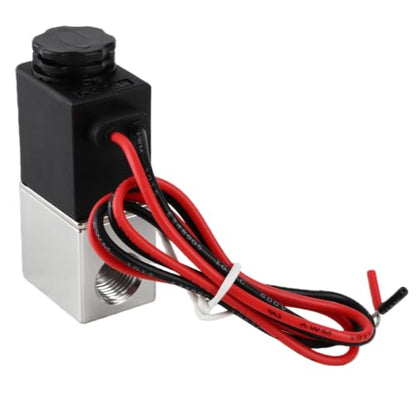 Garosa 2-Way Solenoid Valve, 24V DC G1/4 Direct Acting