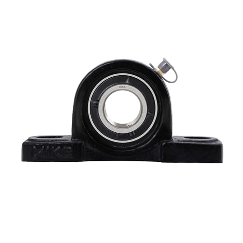 XiKe 2 Pcs UCP206-16 Pillow Block Bearings ID 1"