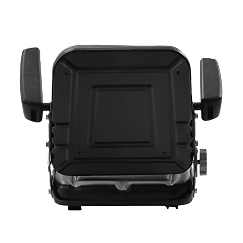 Universal Fold Down Forklift Seat, Tractor Seat with Adjustable Angle Back Armrest Lawn Mower Seat for Tractor Excavator Skid Loader… - style: with Adjustable Angle Back Armrest
