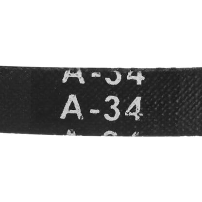 uxcell 4pcs A34 or 4L360 Classic Wrapped Rubber V-Belt, 34"(850mm) Inside Circumference, A Profile V Belt - size: A34