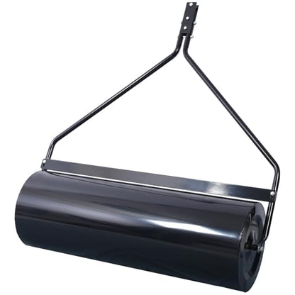 Geelife Iron Garden Lawn Roller with 26-Gallon Capacity, 40" Width, ATV Tow-Behind, Black