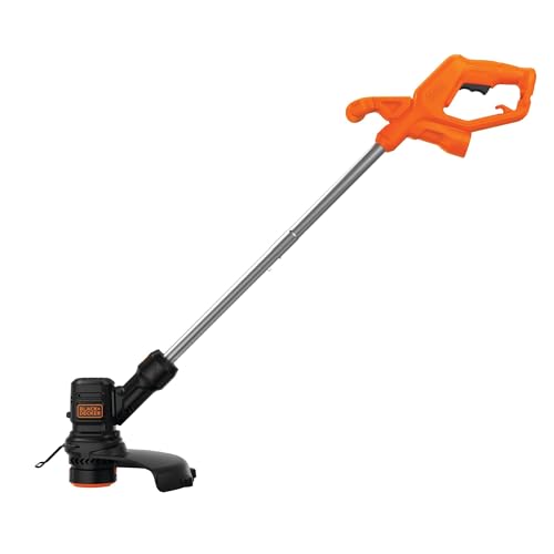 BLACK+DECKER String Trimmer and Weed Wacker, Electric Corded Weed Eater, 13-Inch Cutting Deck, 4 Amp Motor, Lightweight (BEST935)
