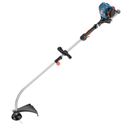 SENIX Gas String Trimmer, 17'' Weed Wacker 26.5 cc 4-Cycle Edger Lawn Tool - style: 26.5 cc - Curved Shaft