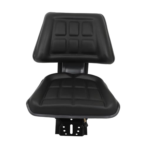 WFLNHB Black Adjustable Tractor Suspension Seat with Tilt