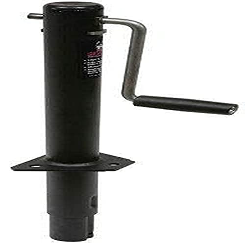 Husky Towing 30781 Trailer Tongue Jack, A‑Frame Side Wind Manual Jack, 1,000 lb Capacity, 14‑13/16 Inch Travel, Bolt‑On or Weld‑On Mount, Black Steel - style: Side Wind